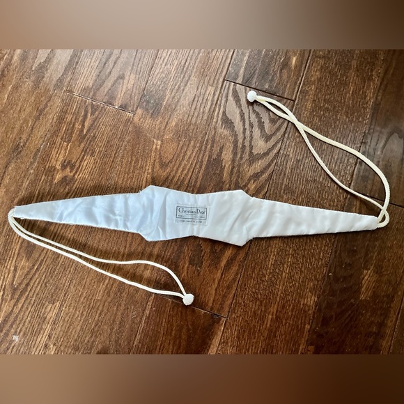 Hand Beaded Christian Dior Ceintures Beaded Sequins Belt White Silver Pink - Picture 6 of 13